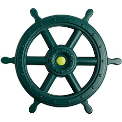 DICE Volant en plastique bateau pirate XXL vert foncé et vert lemon. Volant en plastique bateau pirate XXL vert foncé et vert lemon