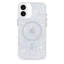 CASE MATE Coque pour iPhone 16 Plus MagSafe Anti-rayures Paillettes Disco Scintillants Multicolore