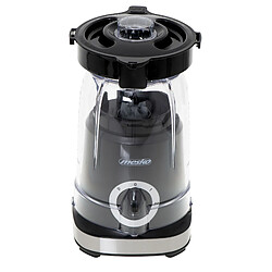 Blender 1,8 Litres Sans BPA, Mixeur Puissance Maximale 1000W, 2 Vitesses + Pulse, 1000, Noir/Argent, Mesko, MS 4079 pas cher