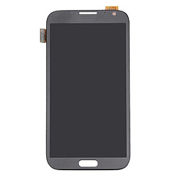 Wewoo Pour Samsung Galaxy Note II gris / N7100 LCD + Touch Pad Assemblage de numériseur foncé pièce détachée 2 en 1