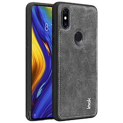 Etui en PU tissu hybride avec protection antidéflagrante gris foncé pour votre Xiaomi Mi Mix 3