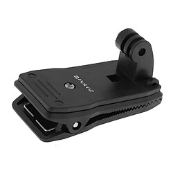 Wewoo Clip GoPro pour HERO6 / 5/5 Session / 4 Session / 4/3 + / 3/2/1, Xiaomi et autres caméras d'action 360 degrés rotation sac à dos chapeau Rec-montages fixation rapide Clamp Mount