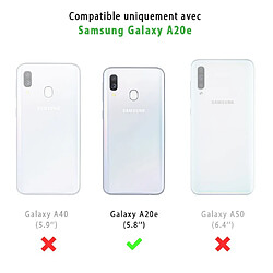 Coque Samsung Galaxy A20e 360 intégrale transparente Feuilles Exotiques Ecriture Tendance Design Evetane.