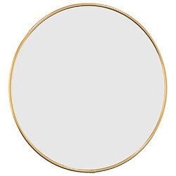 Avis Maison Chic Miroir mural | Miroir Décoration pour Maison Salle de Bain Doré ? 40 cm Rond -GKD59778