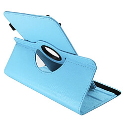 Acheter Etui en PU rotation à 360 degrés bleu clair pour votre Tablet 8 inch