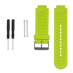 Wewoo Bracelet pour montre connectée Dragonne Sport en silicone Garmin Approach S2 / S4 Vert 