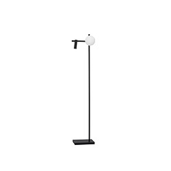 NOVA LUCE Lampadaire JOLINE Sable Noir & Blanc LED 1x3 & 6 W