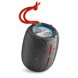 NGS ROLLER NITRO 1 BLACK: Enceinte compatible Bluetooth 5.0 avec LEDS résistante aux éclaboussures (IPX5). Puissance: 10W. Couleur Noir.