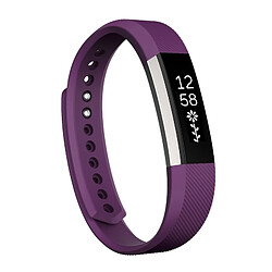 Wewoo Bracelet Violet pour Watchband Alta Watch en silicone à texture oblique, petite taille, longueur: environ 18.5cm 