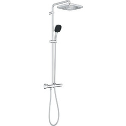 Colonne de douche avec mitigeur thermostatique - Economie d'eau - GROHE Vitalio Comfort 250 - Chromé - 26696001 Type de produit : COLONNE DE DOUCHE - Colonne de douche avec mitigeur thermostatique - Economie d'eau - GROHE Vitalio Comfort 250 - Chromé - 26696001