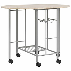 Avis Ensemble de salle à manger pliable 5 pcs,Ensemble de salle à manger MDF -MN12023