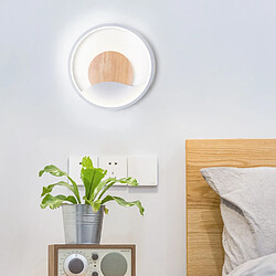 Stoex Applique Murale D'Intérieur À Led Lampe Murale Moderne Applique Murale Ronde Pour Salon, Chambre À Coucher, Couloir, Escaliers, Blanc Froid, Blanc