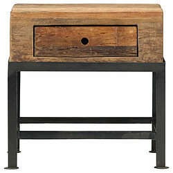 Avis Maison Chic Table de chevet,Table de nuit,Table d'appoint pour salon 40 x 35 x 40 cm bois de récupération massif -MN71240