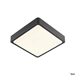 Applique et plafonnier extérieur carré SLV AINOS, anthracite, LED, 18W, 3000K/4000K, IP65, détecteur de mouvement