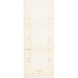 Vidal Tapis de couloir en laine 198x79 beige Darya