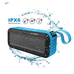 Acheter Wewoo Enceinte Bluetooth étanche S20 Loundspeakers IPX6 Haut-parleur portable NFC pour extérieur / Douche / Radio FM à vélo noir