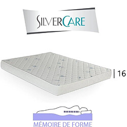 Inside 75 Matelas à mémoire de forme CRESCENDO Silvercare épaisseur 16 cm dont 4 cm 42 kg/m3 pour canapé express 70 cm