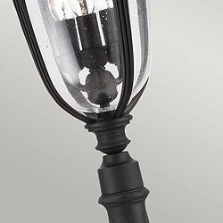 Avis Elstead Lighting Borne d'extérieur à 3 ampoules moyenne noire IP44, E14