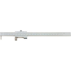 Forum Trusquin à tracer à molette, Plage de mesure : 200 mm, Vernier inférieur 1/20 mm, Vernier supérieur 1/128 inch 