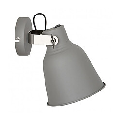 Luminaire Center Applique murale industrielle et rétro Vidal gris Coloris : gris Coloris de l'abat jour : Acier Matèriau : Alliage métallique Hauteur en Cm : 22,5 Longueur en Cm : 20 Largeur en Cm : 16 Diamètre en Cm : 16