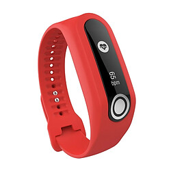 Wewoo Bracelet pour montre connectée Dragonne Sport en silicone TomTom Touch Rouge 