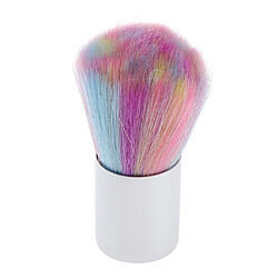 Brosse De Coupe De Cheveux Cou Duster Barbiers Outil De Nettoyage De Coiffure Arc-en-ciel