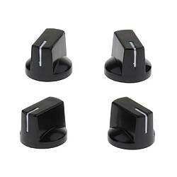 4pcs boutons de pédale d'effet d'ampli guitare