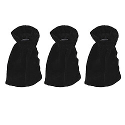 pack de 3 pleuche piano à queue housse de protection housse noir