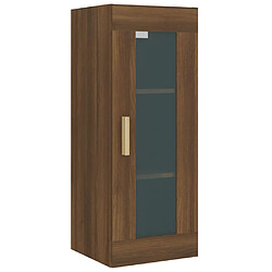 Maison Chic Armoire murale suspendue,Meuble de Rangement pour salon,cuisine Chêne marron 34,5x34x90 cm -MN28063