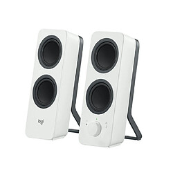 Logitech Z207 5W Blanc haut-parleur (Logitech Z207 - Speakers - for PC - 2.0-channel - wireless - Bluetooth - 5 Watt (Total) - white)