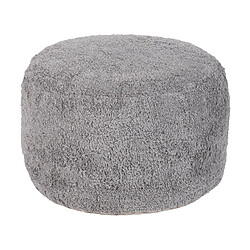 Beliani Pouf 50 x 35 cm gris KANDHKOT