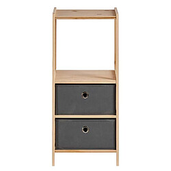 MEUBLE D'ENTRÉE CONSOLE D'ENTRÉE MEUBLE DE SALLE DE BAIN ETAGERE DE RANGEMENT MEUBLE DE RANGEMENT ETAGERE DESIGN ECHELLE 2 ETAGERES 2 TIROIR 32X26X72,5CM+KIPIT pas cher