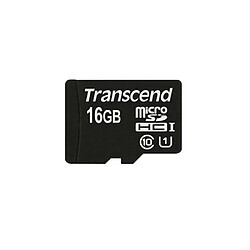 Carte Mémoire Micro SDHC Transcend UHS-1 - 16 Go - Classe 10