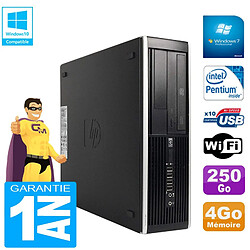 PC HP Compaq Pro 6300 SFF G630 RAM 4Go Disque 250Go Graveur DVD Wifi W7 · Occasion 