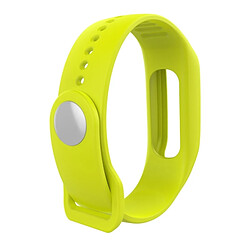 Wewoo Bracelet pour montre connectée Dragonne Sport en silicone TomTom Touch Jaune