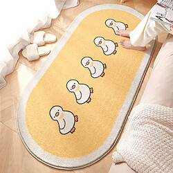 LUUCOZK Fausse fourrure moelleuxTapis à poils longs pour chambre à coucher, salon - Pippi-40x120cm