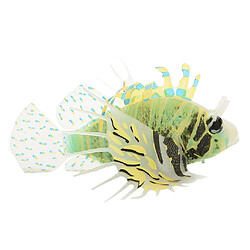 Artificielles Silicone Lueur Lionfish Snailfish Poissons D'aquarium Réservoir Décor Grn L