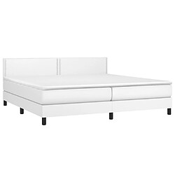 Avis Sommier à lattes et LED,Cadre à lattes de lit avec matelas pour Adulte Blanc 200x200 cm -MN43810