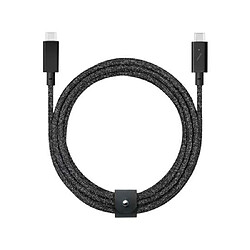 NATIVE UNION Câble Eco Belt USB-C vers USB-C - 2.4m Cosmos Noir