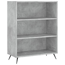 Acheter Maison Chic Buffet,Meuble de Rangement,commode pour salon,Cuisine gris béton 69,5x32,5x180 cm bois d'ingénierie -MN37149