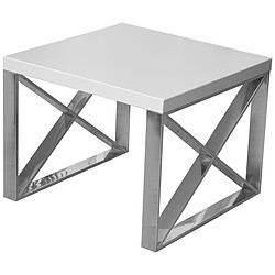 Table d'appoint Alexandra House Living Blanc 50 x 43 x 50 cm 