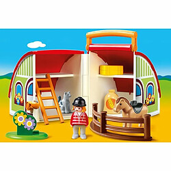 Playmobil® 1.2.3 - Centre équestre transportable