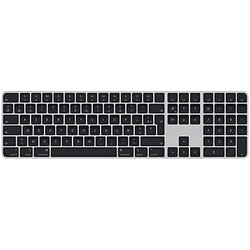 Apple Clavier sans fil Magic Keyboard noir FR touch ID et pavé Numérique