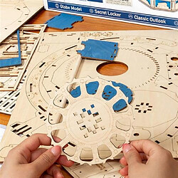 Acheter RedMiter Puzzle 3D Mécanique Boîte Globe terrestre 567 pièces