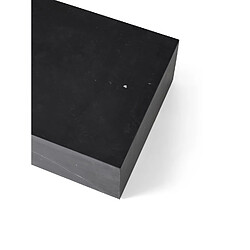 Menu Table Plinth - low - Marbre noir pas cher