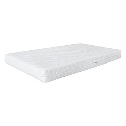 ML-Design Matelas Enfant 100x200 cm, Orthopédique, 7 Zones, Mousse Froid, Certifié Oeko Tex, Housse Amovible Lavable Fermeture Éclair, Hypoallergénique Antibactérien/Teste Substances Nocives 23 kg/m³