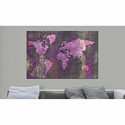 Paris Prix Tableau Imprimé Amethyst Map 40 x 60 cm