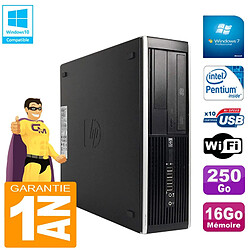 PC HP Compaq Pro 6300 SFF G630 RAM 16Go Disque 250Go Graveur DVD Wifi W7 - Occasion