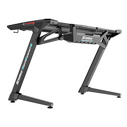 Sandberg Fighter Gaming Desk 2, Black bureau d'ordinateur Noir