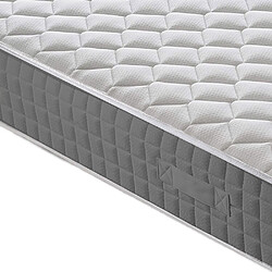 Materassi&Doghe Matelas 120x190 à ressorts ensachés - à mémoire de forme avec 9 zones différenciées Orthopédie - Anatomique - Antibactérien - Anti-acariens - Dispositif médical - 100% Made in Italy